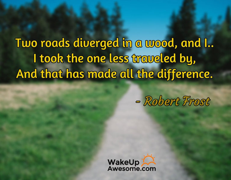 Two Roads Robert Frost
